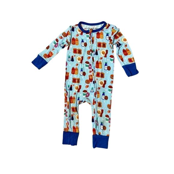 Little Bum Bums Bamboo Love at First Bite Romper Zippy 18-24 months Foodie - Picture 1 of 6